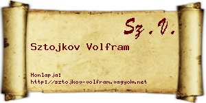 Sztojkov Volfram névjegykártya